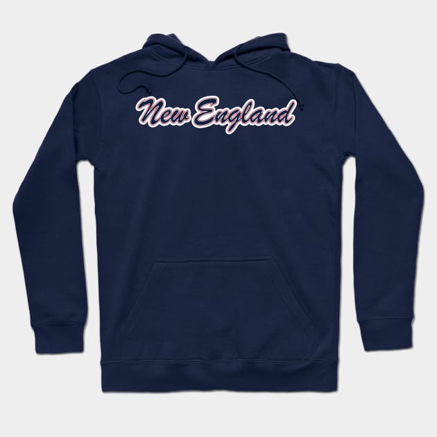 Football Fan of New England Hoodie by gkillerb